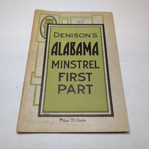 Lot of 4 Minstrel Booklets Denisons Dixie Jubilee Alabama First Part 20s - Picture 9 of 16